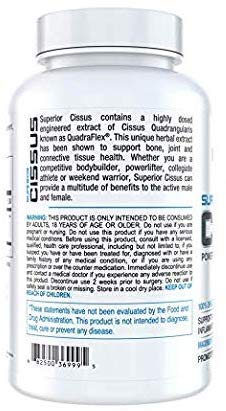 InnovaPharm Superior Cissus QuadraFlex 4800mg Capsules 180