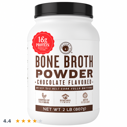 Left Coast Performance Bone Broth Protein Powder, Chocolate 32oz