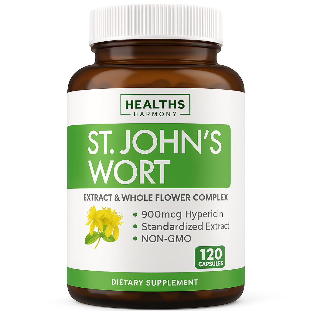 Healths Harmony St. John's Wort Capsules - 120 Caps