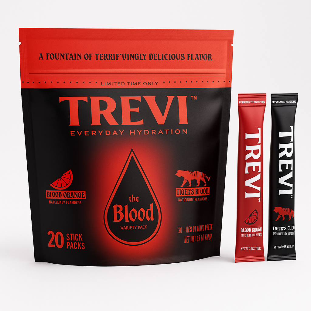 TREVI Electrolyte Powder Packets – 20 Pack, Sugar Free