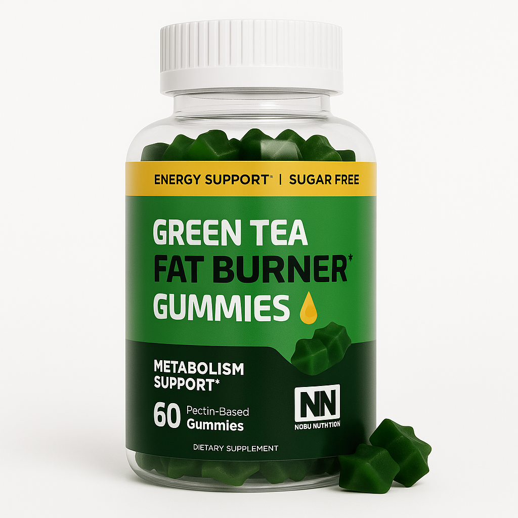 Nobi Nutrition Green Tea Fat Burner Gummy 60 Count