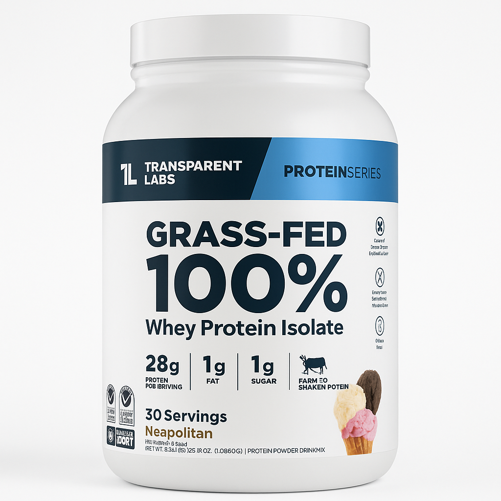 Transparent Labs Grass-Fed Whey Protein - 30 Servings