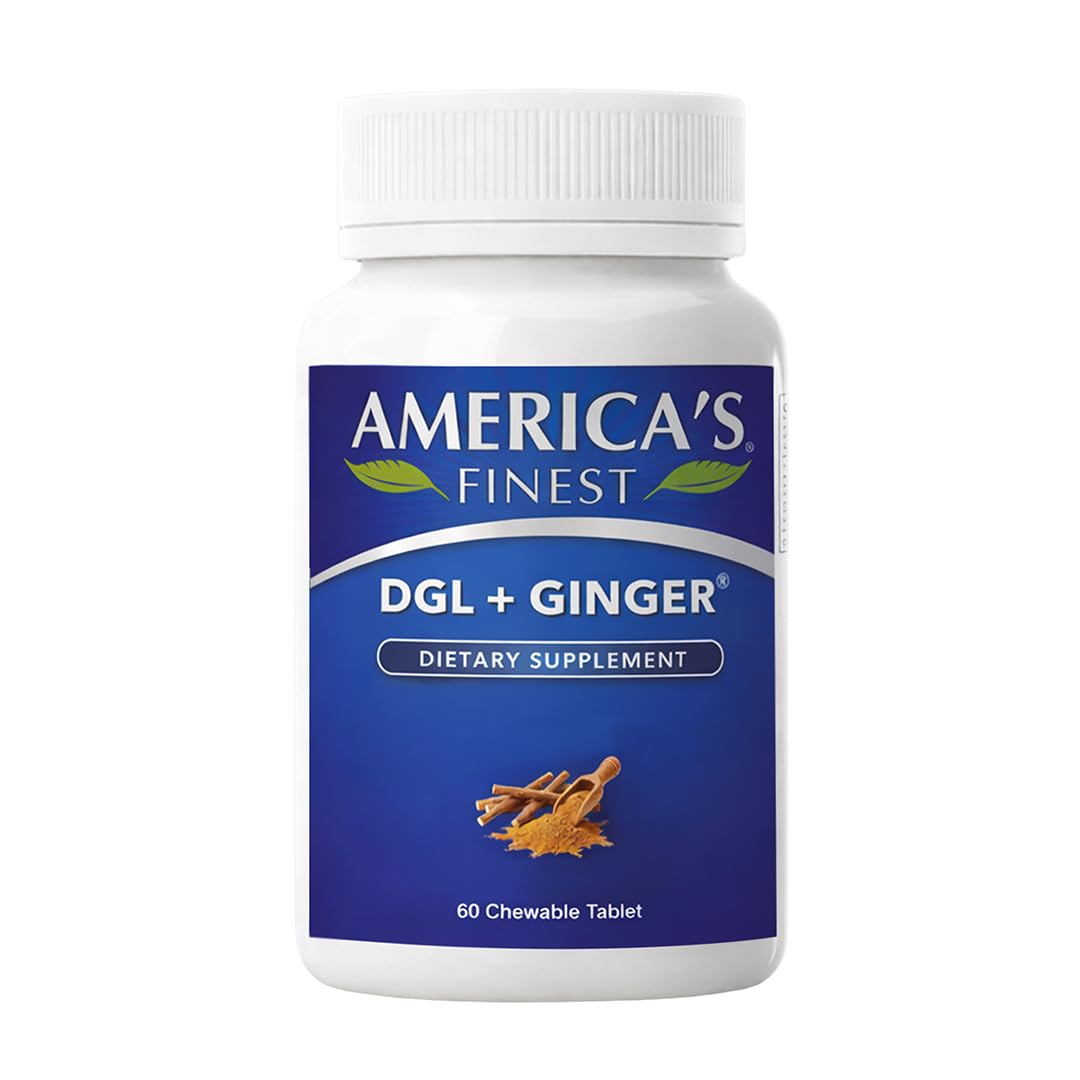AFI America's Finest Inc DGL Plus Ginger Tablet, 60 Tablets