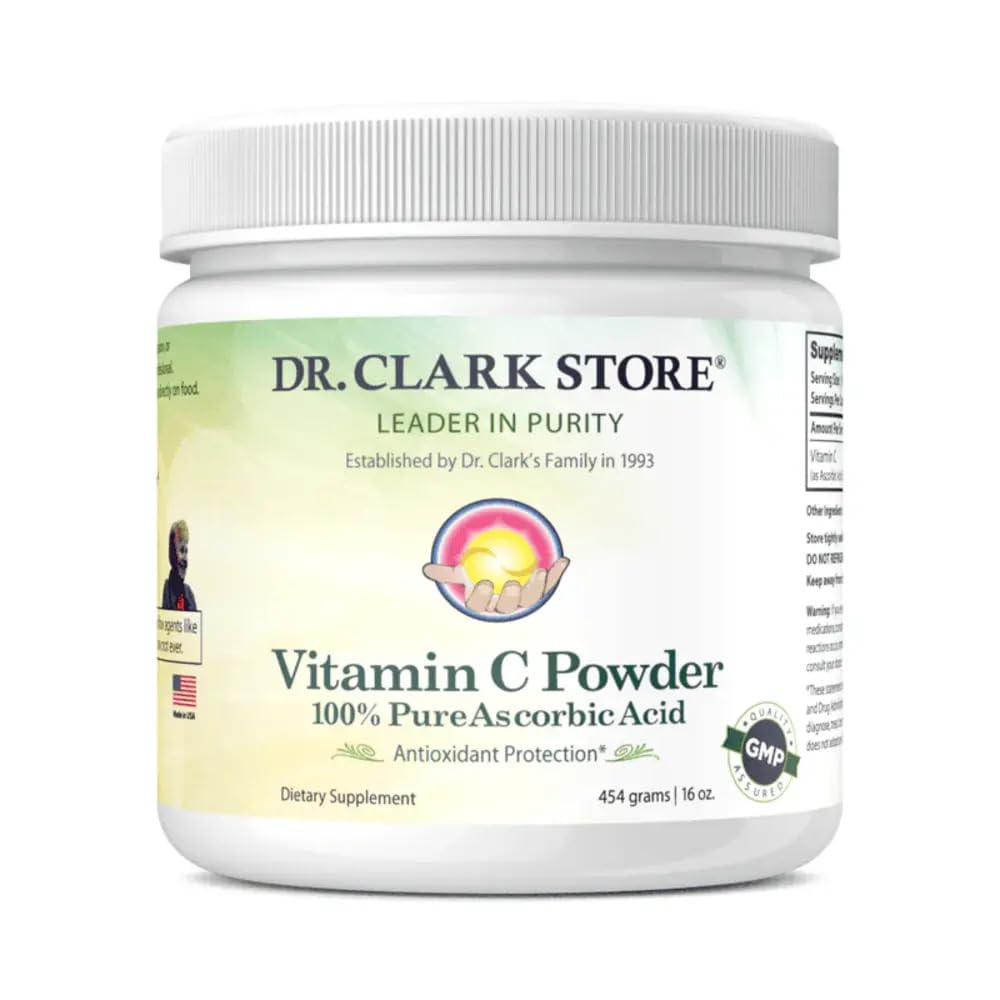 Dr Clark Store Vitamin C Powder 16 oz