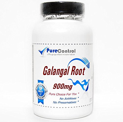 PureControl Supplements Galangal Root 900mg Capsules, 180 Count
