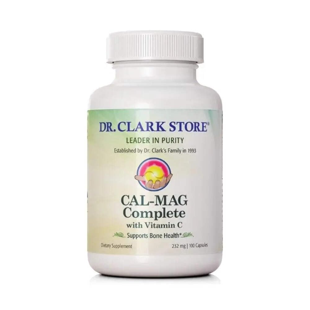 Dr Clark Store Cal-Mag Complete 2:1 Calcium-Magnesium-Vitamin C Capsule 100