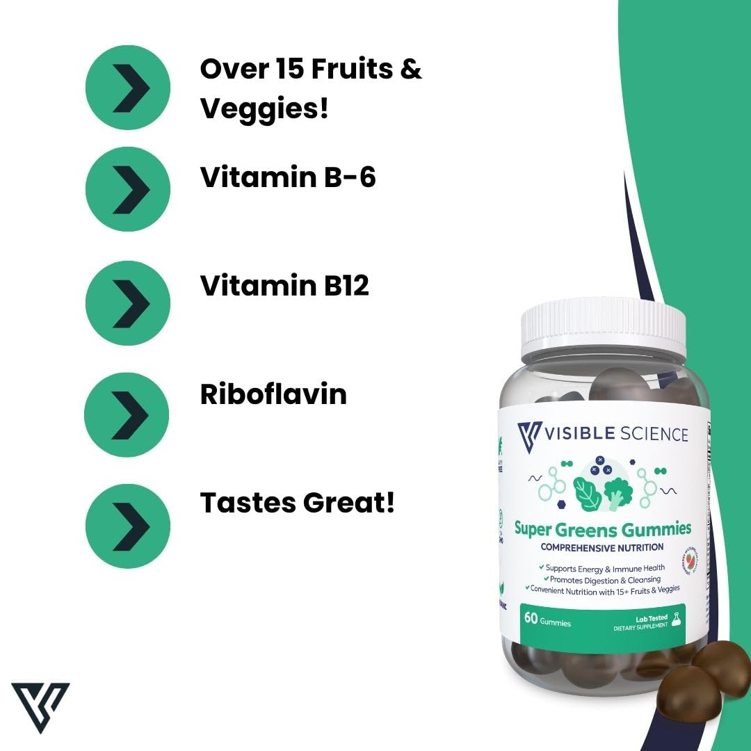 Visible Science Super Greens 60 Gummies