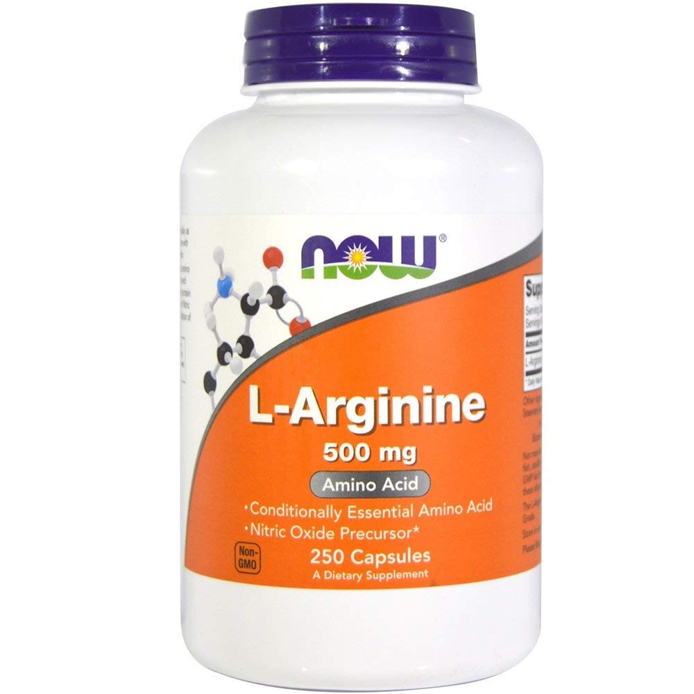 NOW Foods L-Arginine 500mg Capsule, 250 Capsules