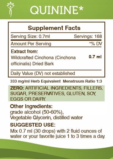 Secrets of the Tribe Quinine Capsules, 4 Capsules