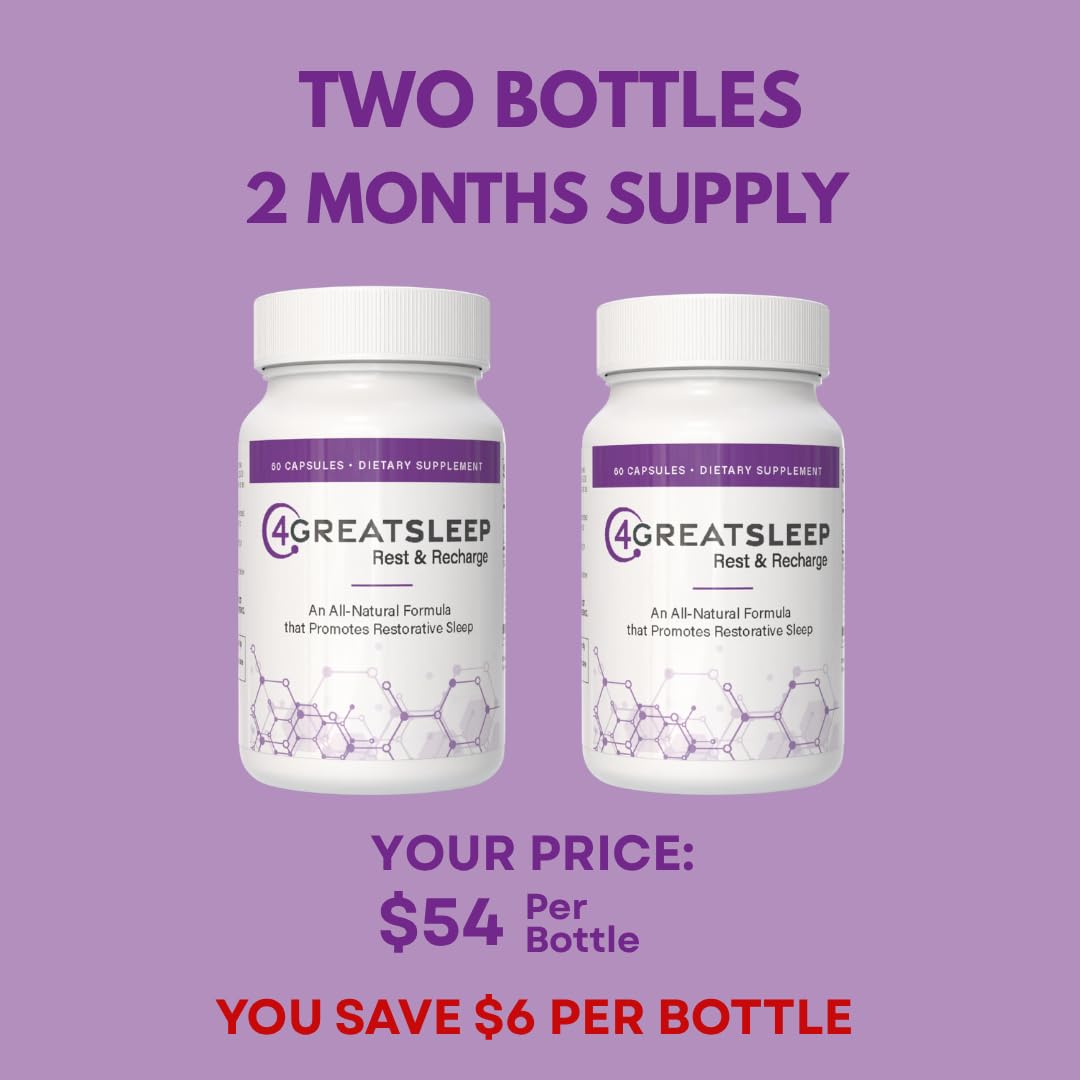4GREATSLEEP Rest & Recharge 120 Capsules