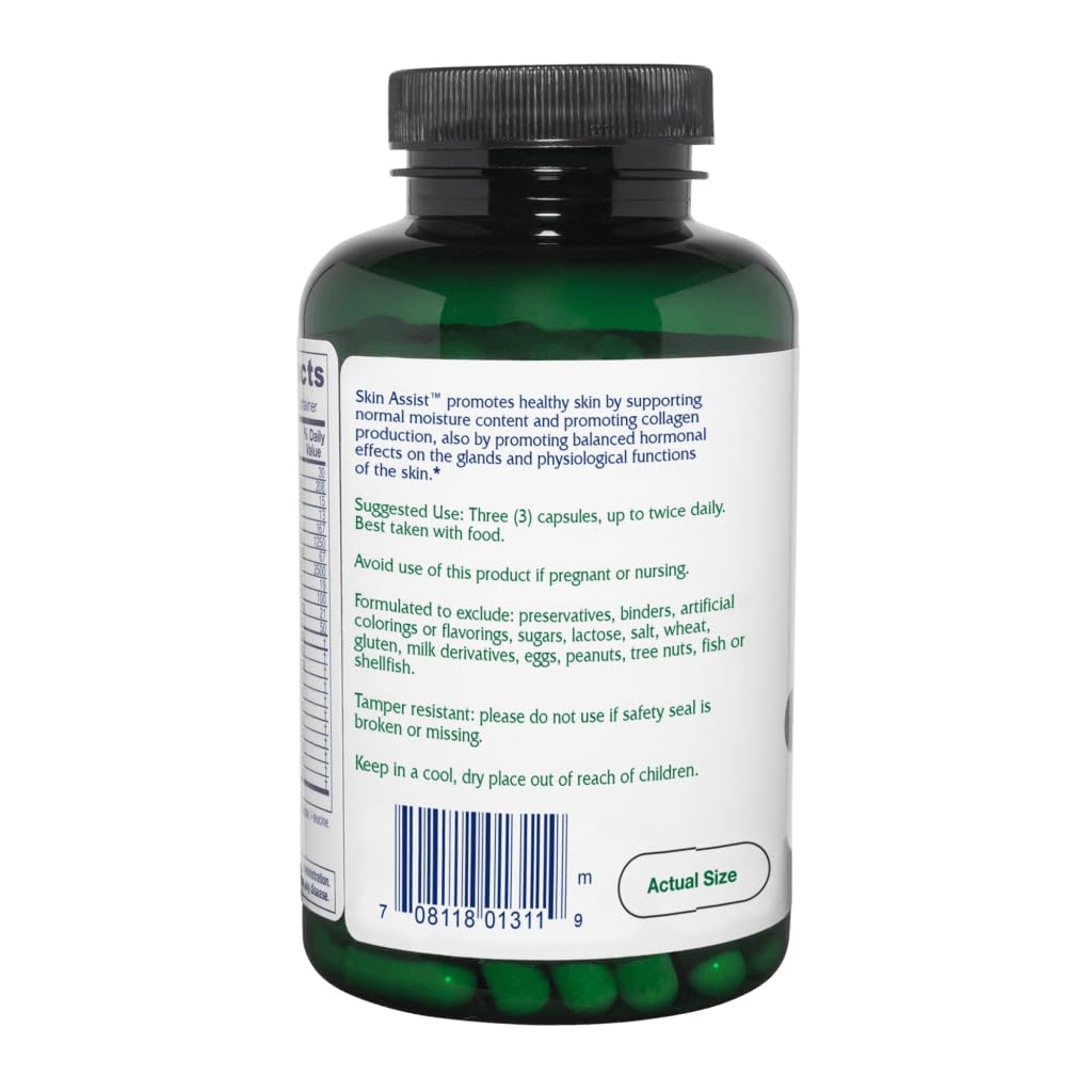 Vitanica Skin Assist Skin Support Capsules 180 Count