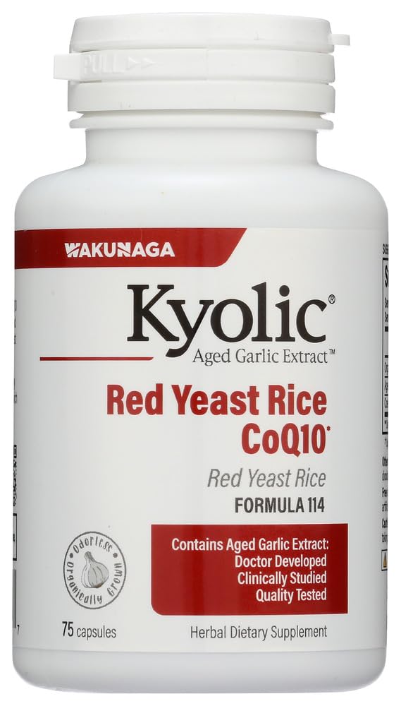 Kyolic Red Yeast Rice + CoQ10 Capsule, 150 Count