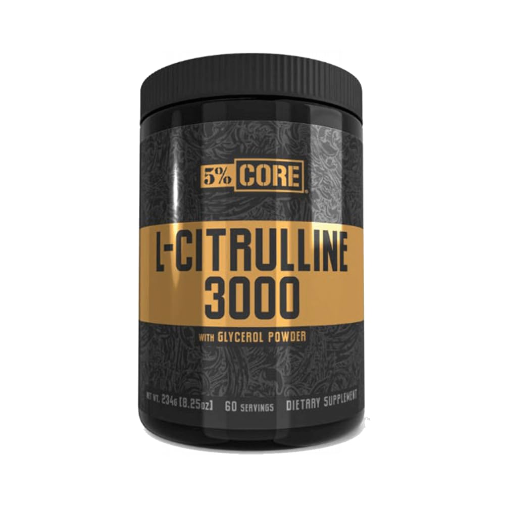5% Nutrition Core L-Citrulline 3000 with Glycerol Powder 8.2 oz