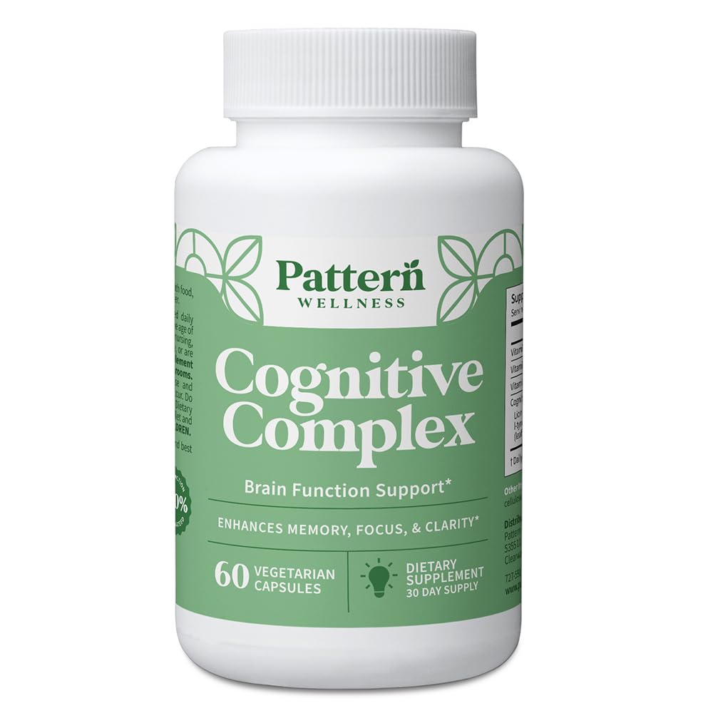 Pattern Wellness Cognitive Complex Supplement Capsules, 60 Vegetarian Capsules