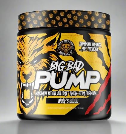 Generic Wolf Nutrition: Big Bad Pump, Wolf's Blood Flavor Capsule, 1 Capsule