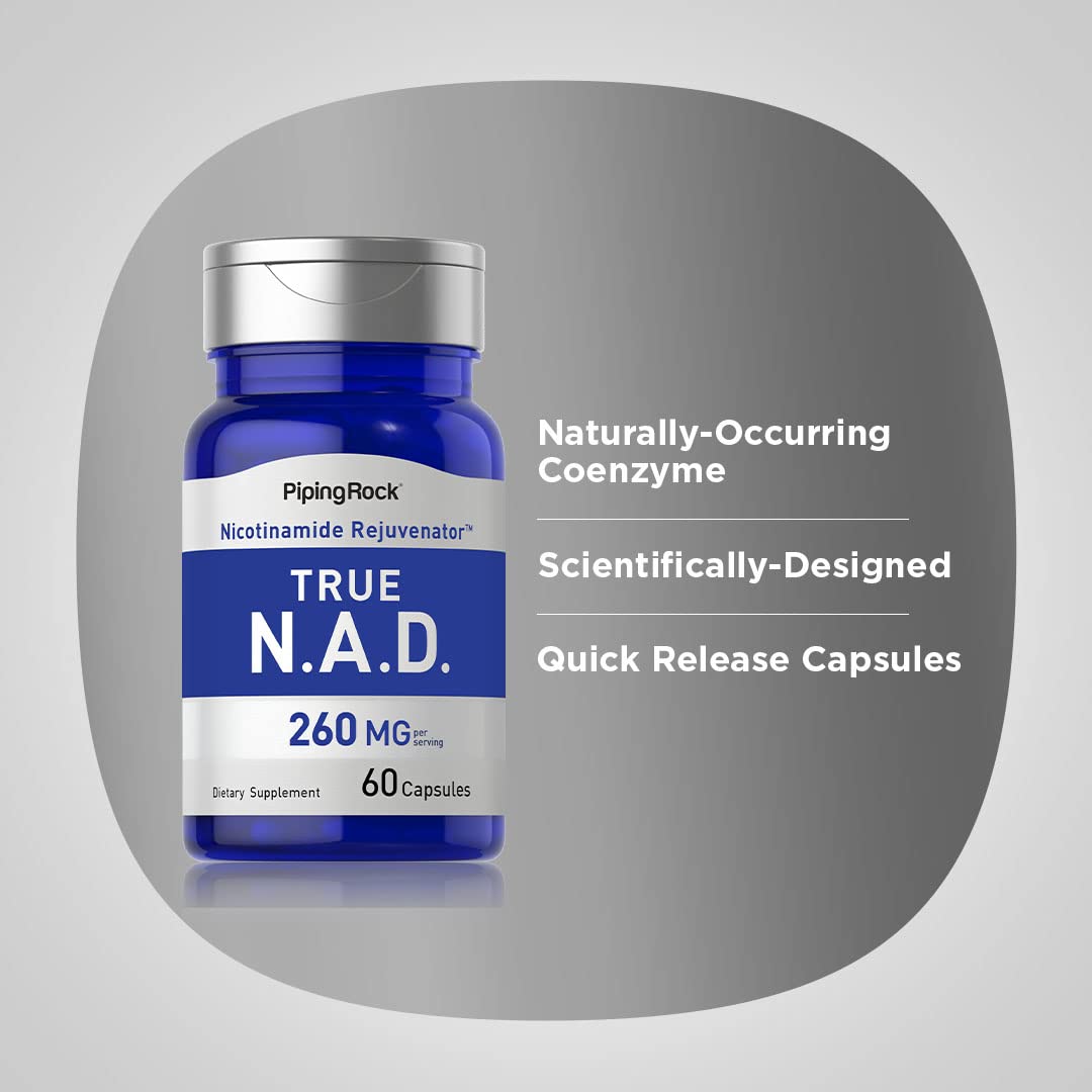 Piping Rock NAD Supplement Capsule 60 Count
