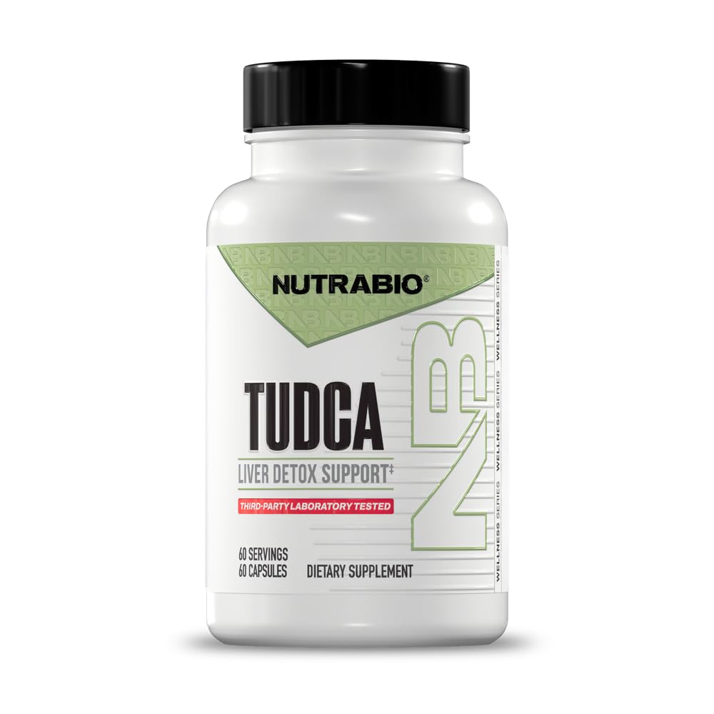 NutraBio Tudca Liver Detox Support 250 mg Capsule, 60 Capsules