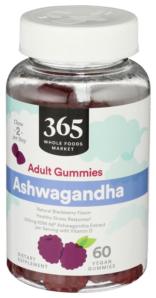 365 by Whole Foods Market Ashwagandha Gummies 60 Count