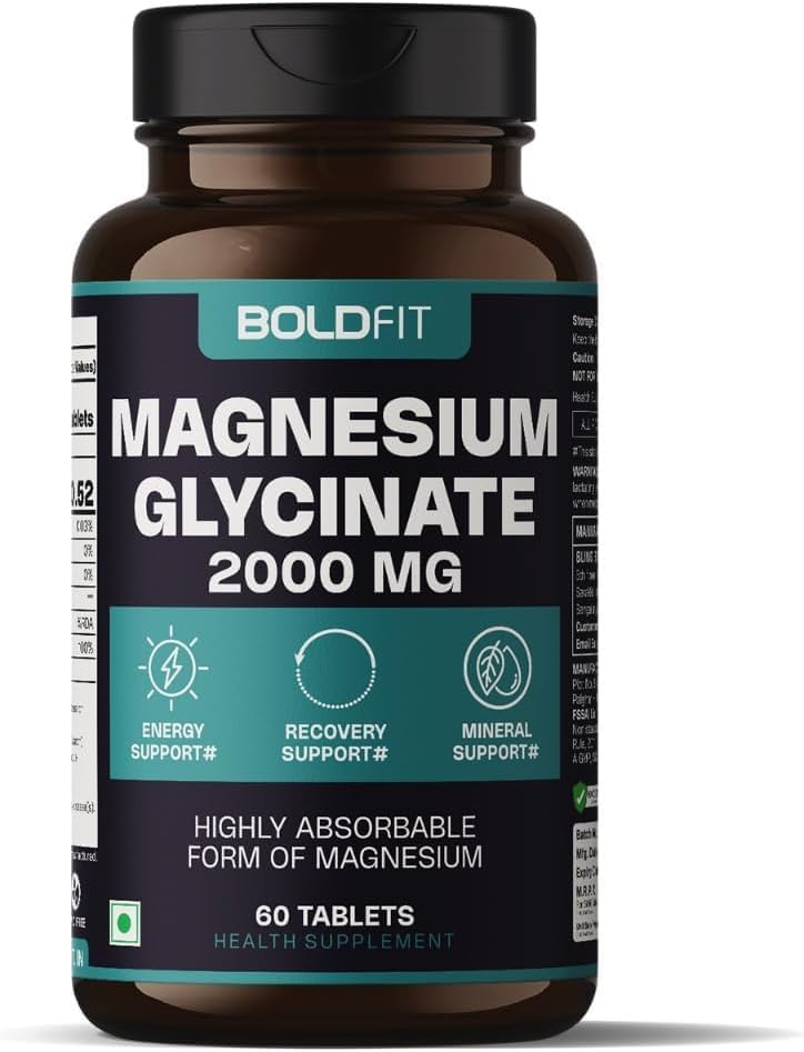 Generic Magnesium Glycinate Capsule 2000mg Per Serving, 60 Capsules