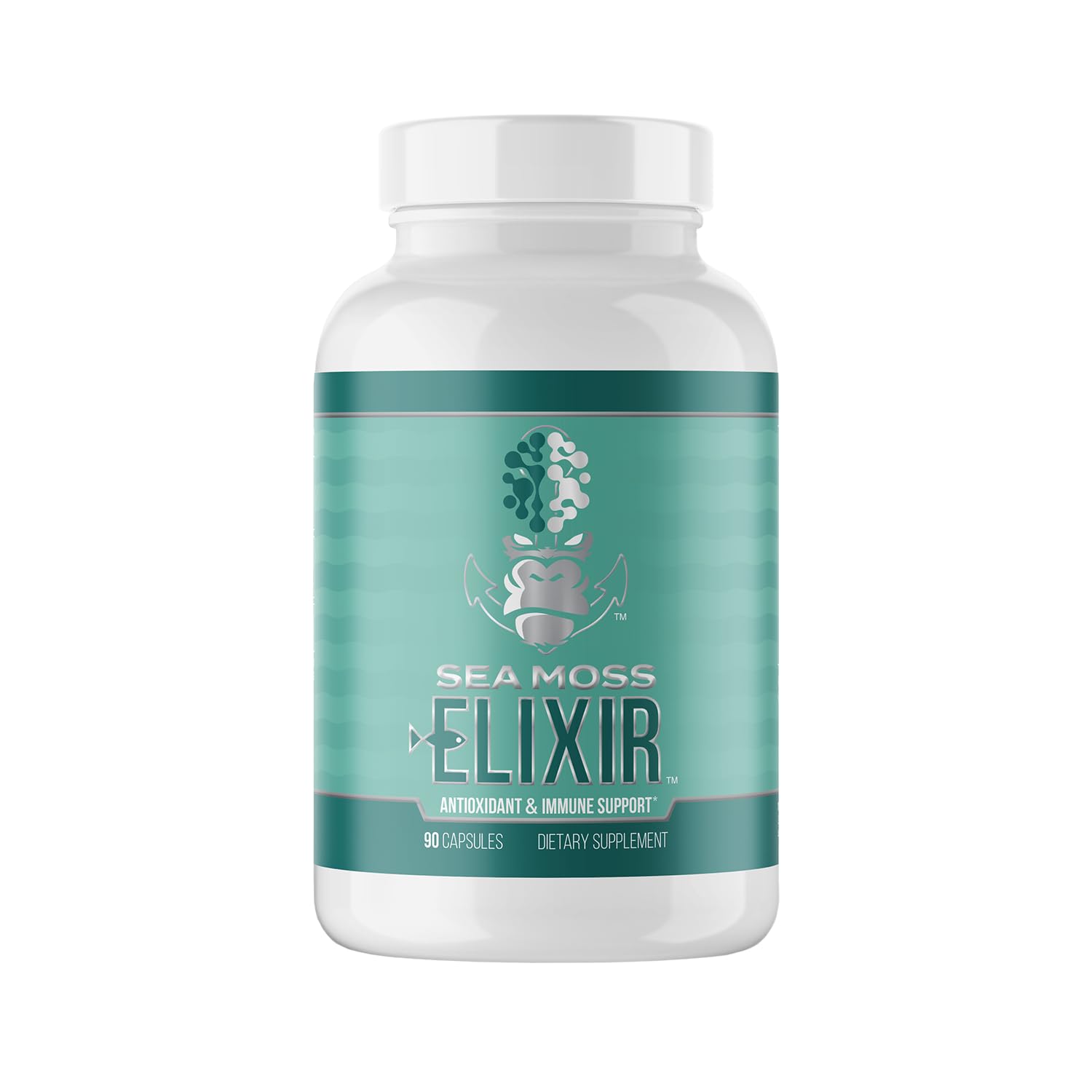Gorilla Mind Sea Moss Elixir Capsules 920 Count
