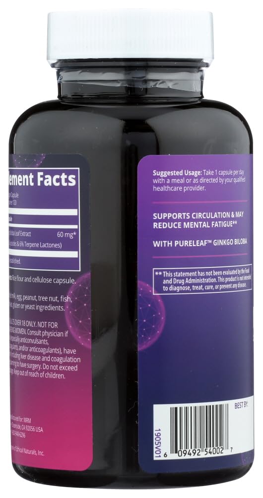 MRM Ginkgo Biloba Capsule 1 Count