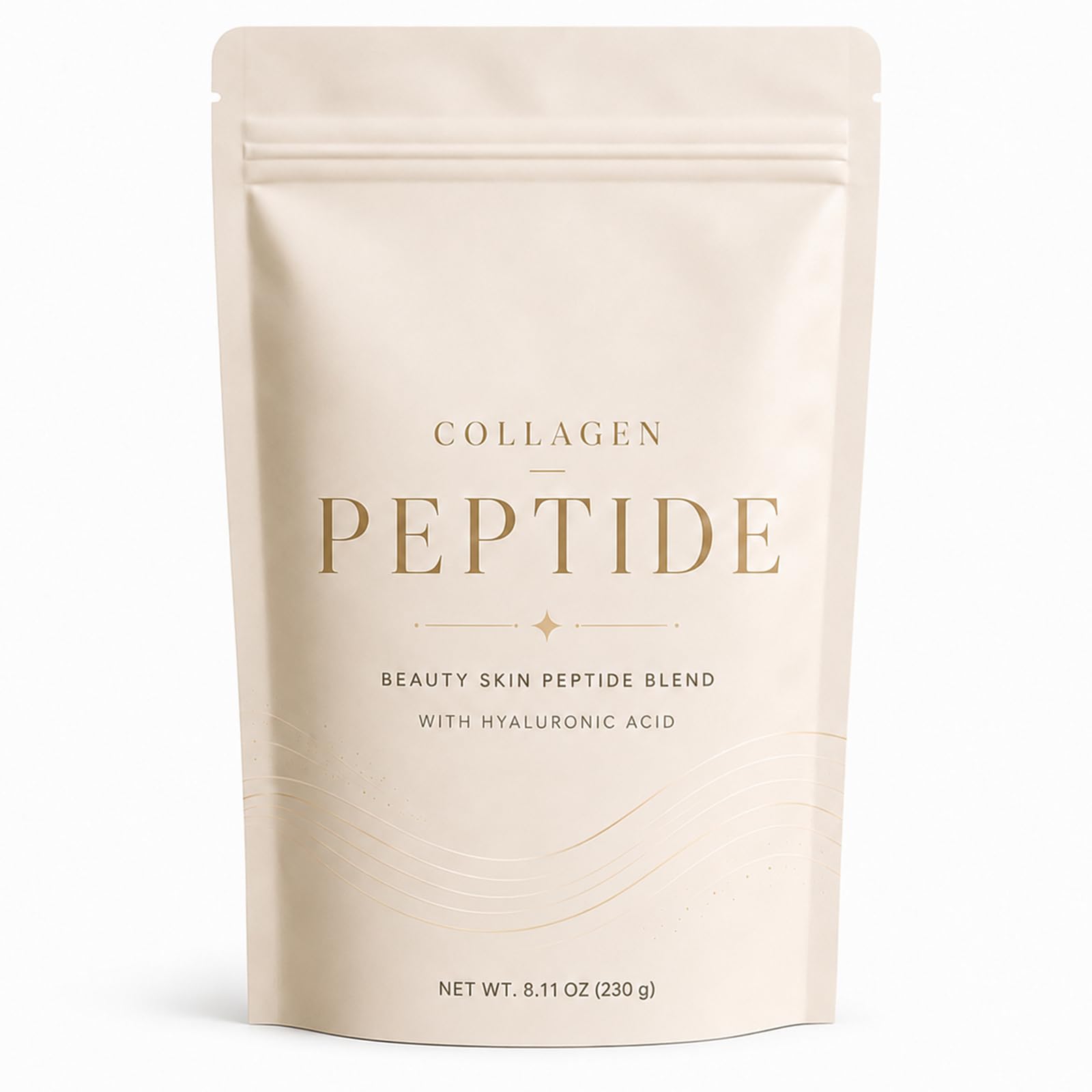 Generic Collagen Peptide with Hyaluronic Acid Beauty Skin Peptide Blend Powder 7.9 Ounce