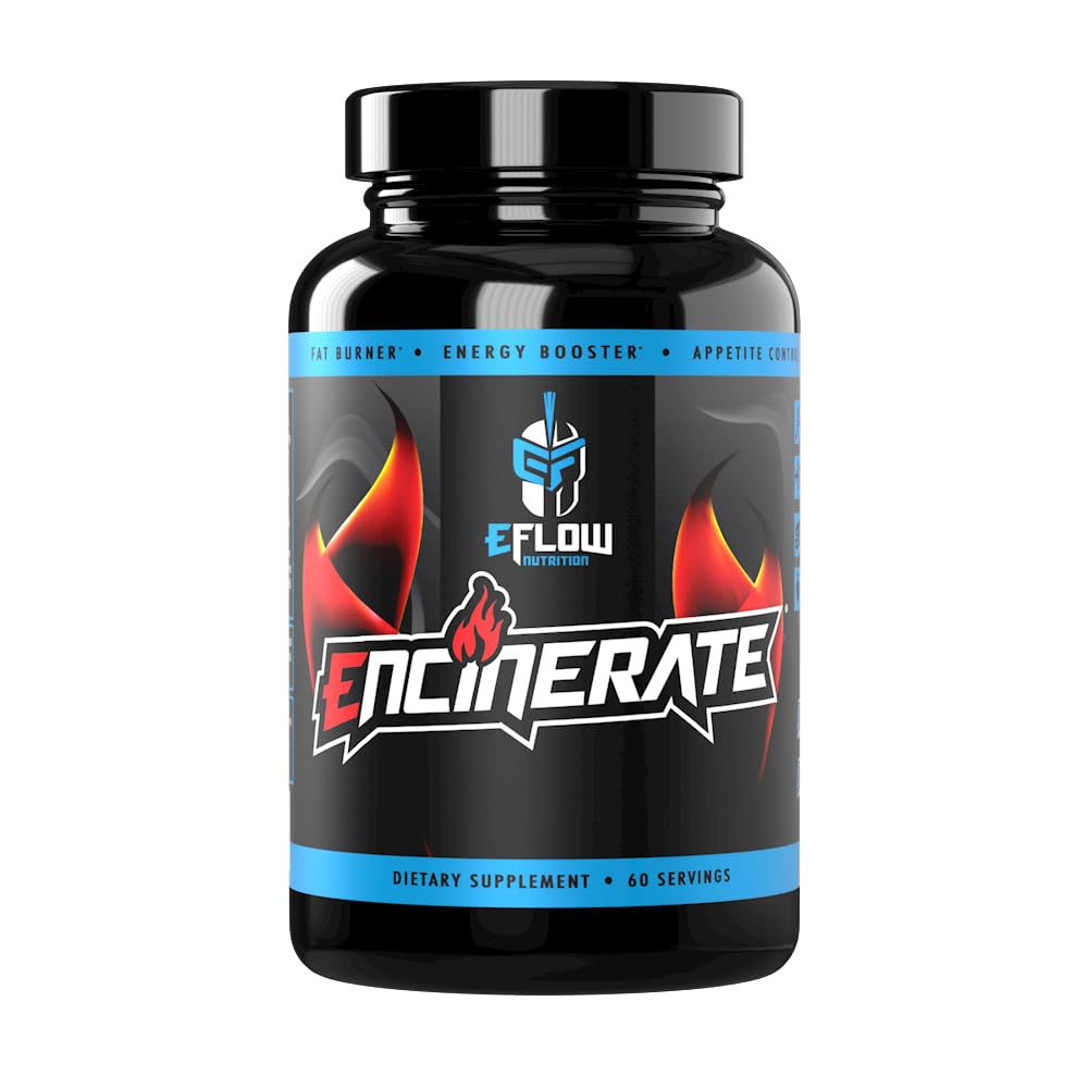 eFlow Nutrition ENCINERATE GLP-1 Support Supplement for Weight Loss & Energy - Appetite Support and Weight Management, 60 Capsules