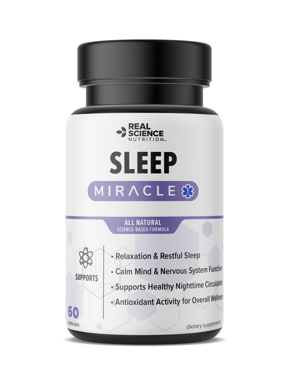 Real Science Nutrition Sleep Miracle 60 Capsules
