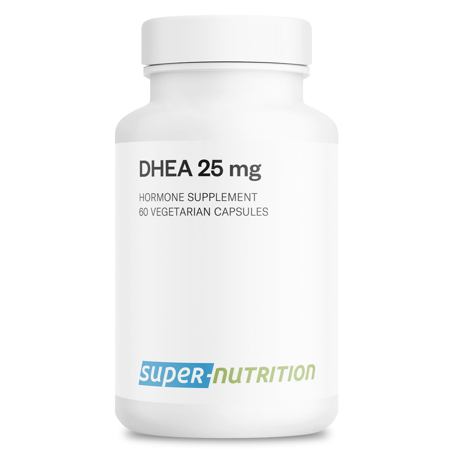 Supersmart DHEA 25mg Per Day DHEA Supplement Capsule, 60 Count
