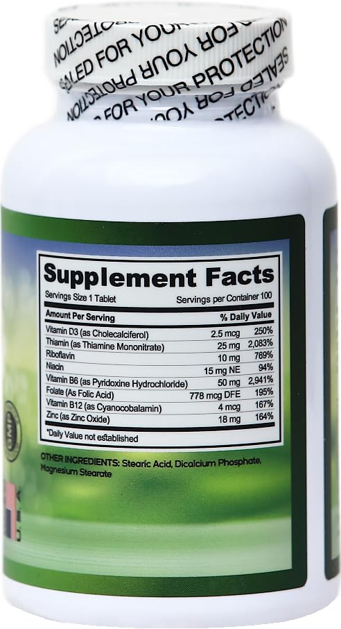 Dislafarm Vitamin B Complex Tablets, 100 Count