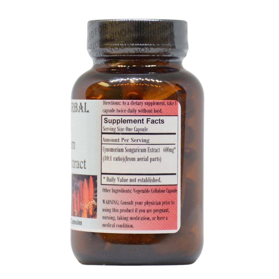 Barlowe's Herbal Elixirs Cynomorium Songaricum Extract 10:1 Capsules 60 Count