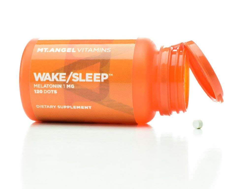 Mt. Angel Vitamins Wake/Sleep Dots Melatonin 1 mg Tablet, 120