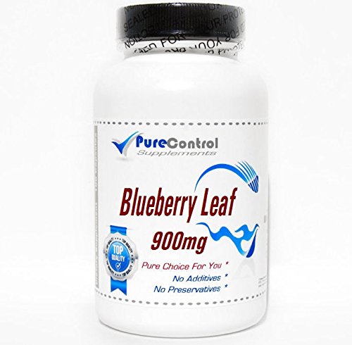 PureControl Supplements Blueberry Leaf 900mg Capsules, 200 Count