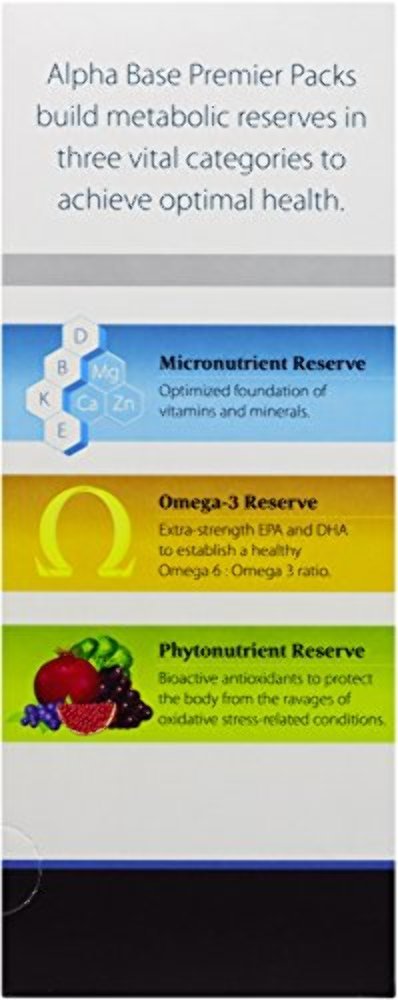 Ortho Molecular Products Alpha Base Premier Packs 60 Capsules
