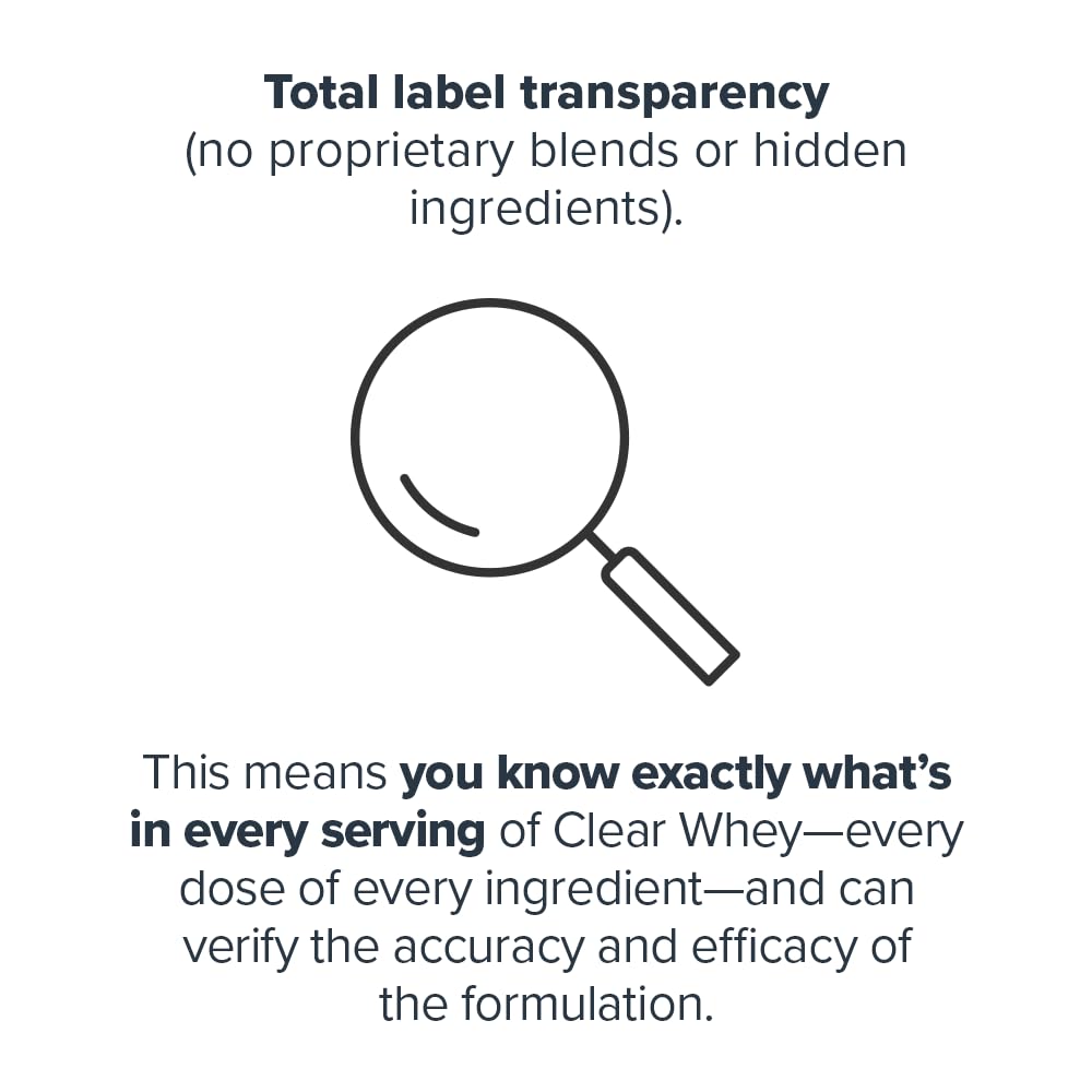 LEGION Clear Whey Protein Isolate Powder 20 Servings