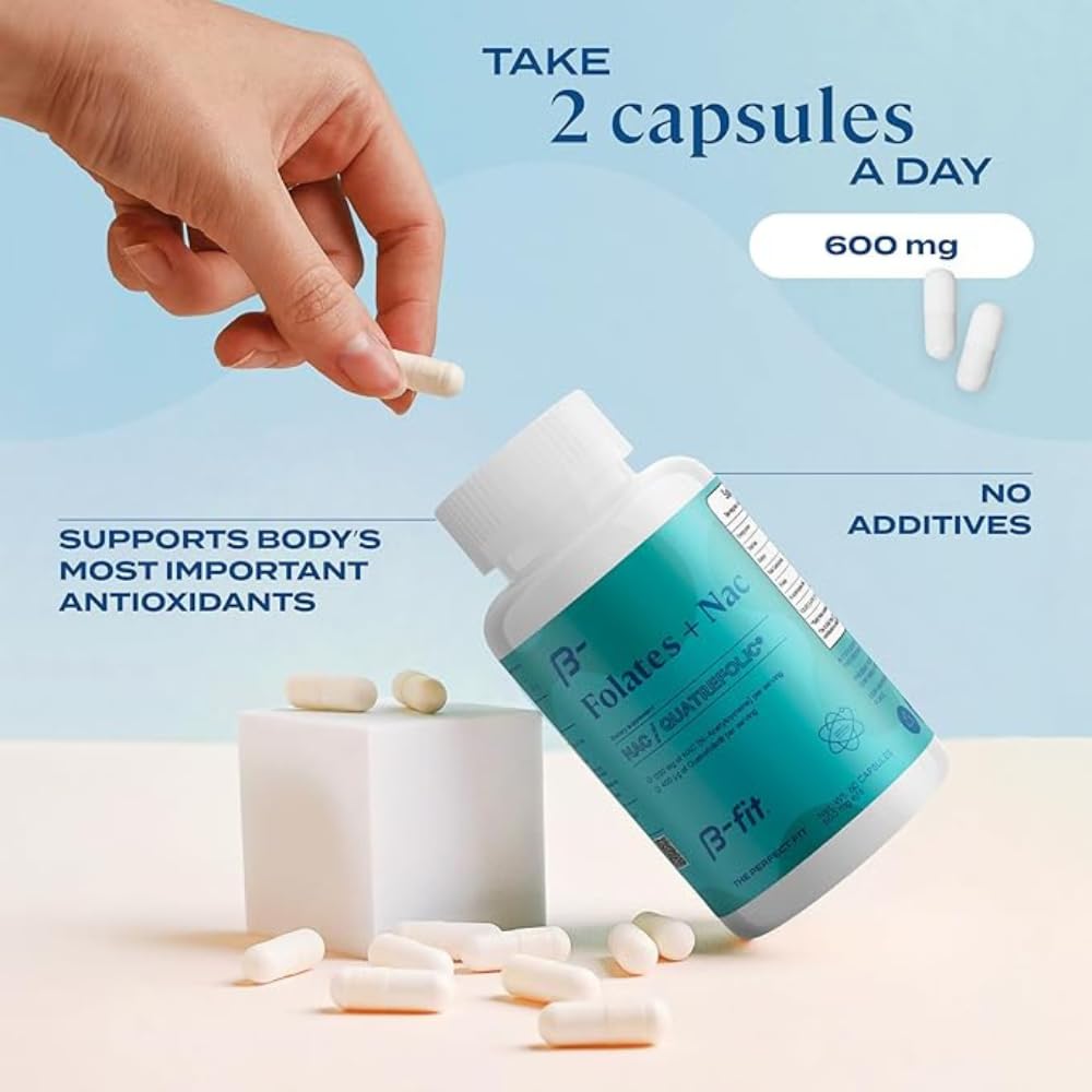 B-fit N-Acetyl Cysteine 600mg Capsule, 60 Count