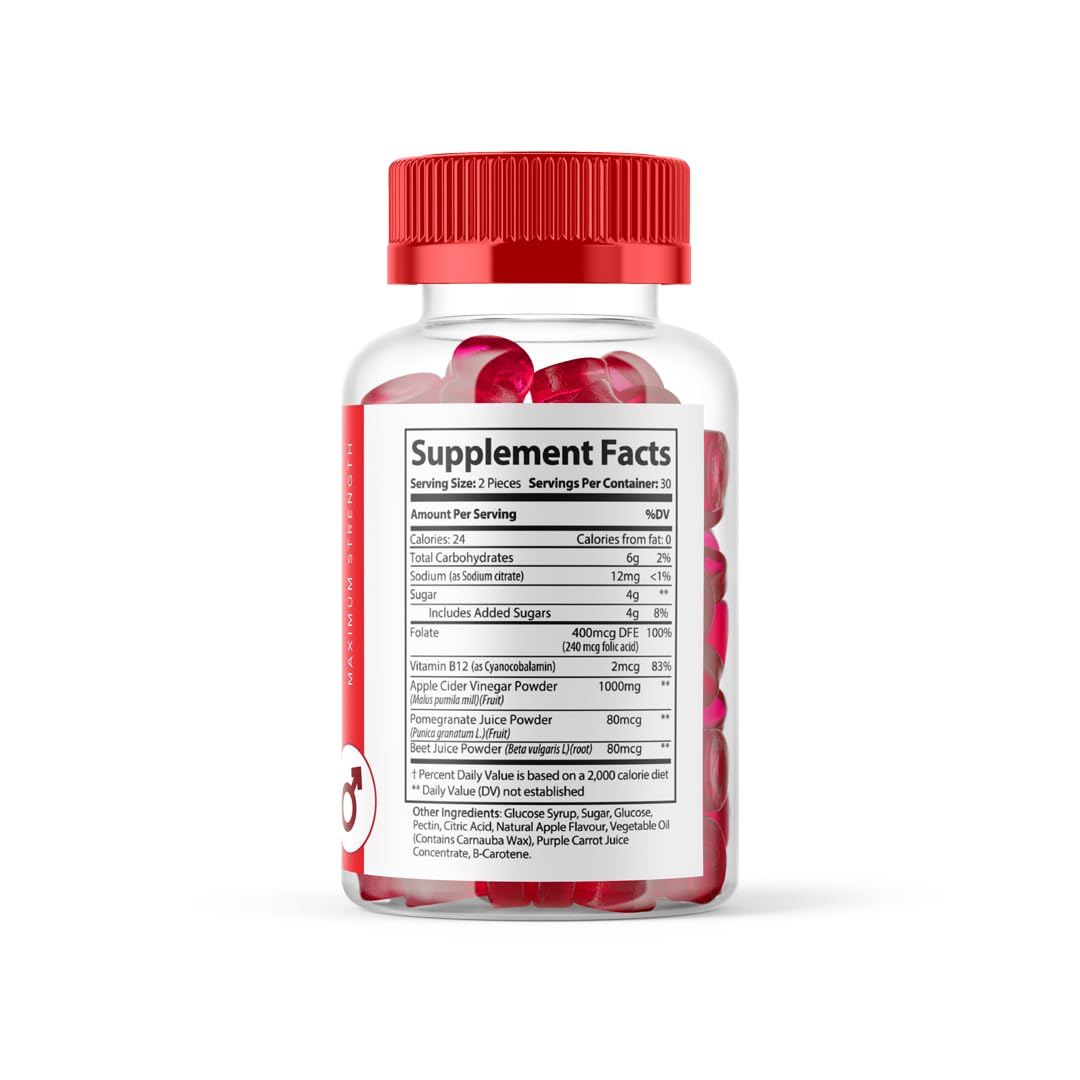 Vitamin Evo Vital Grow XL Gummies 60 Count