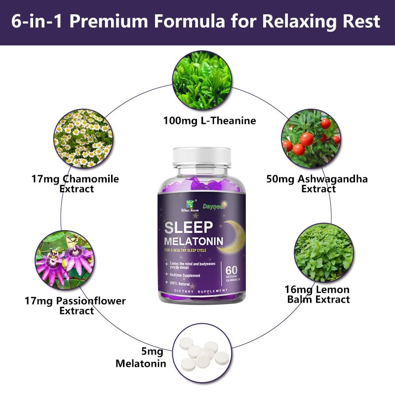 FARWIX Melatonin Gummies 5mg 60 Count