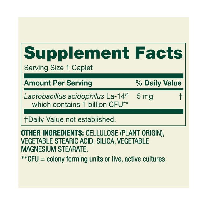 H4U Probiotic Vegetable Tablets for Digestive Health, Extra Strength, 200 Count