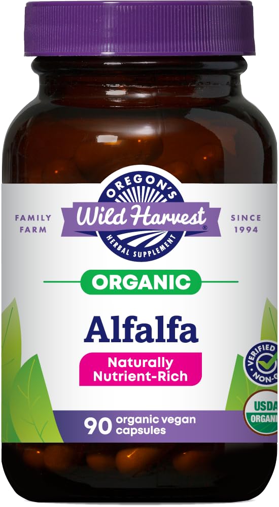 Oregon's Wild Harvest Alfalfa Capsules 90 Count