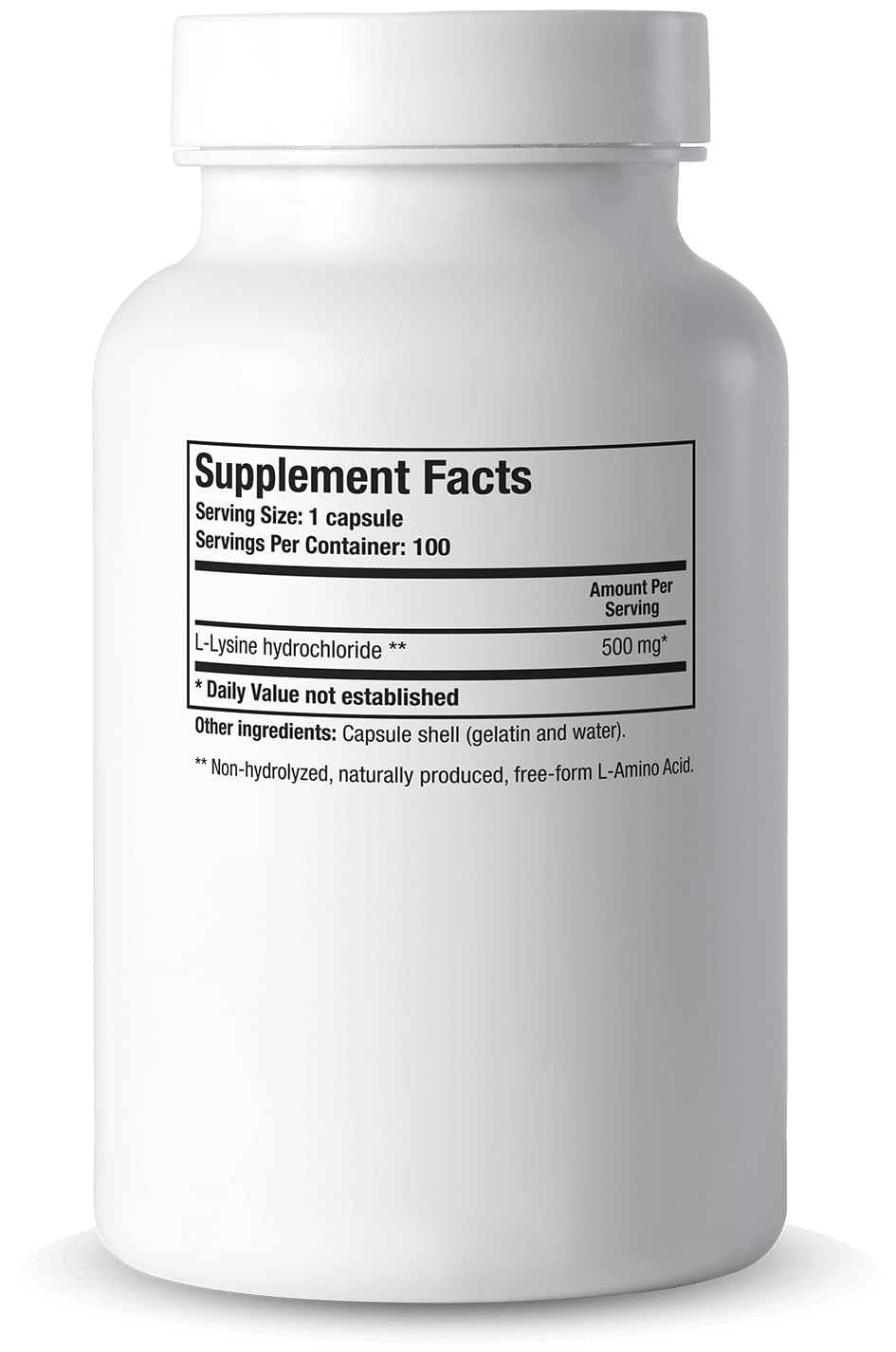 Cooper Complete L-Lysine 1000 mg Capsules, 100 Count