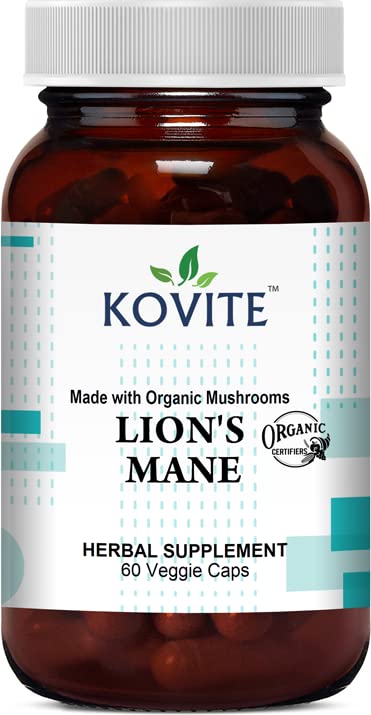 Kovite Lion's Mane Certified Organic 60 Capsules