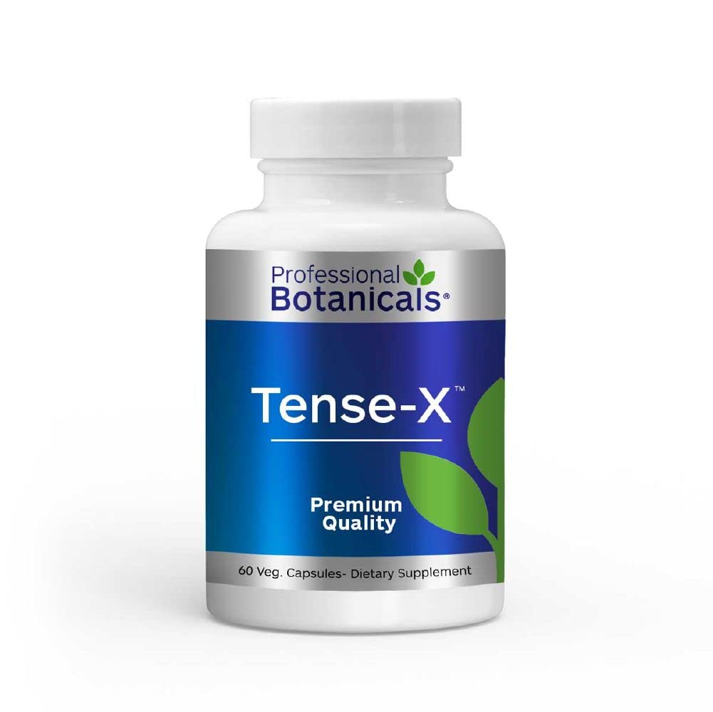 Professional Botanicals Tense-X Natural Vegan Stress Support Supplement Capsule 1 Count