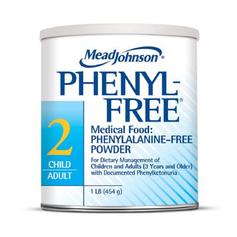 Mead Johnson Phenyl-Free 2 Metabolic Non-GMO Diet Powder, 16 oz