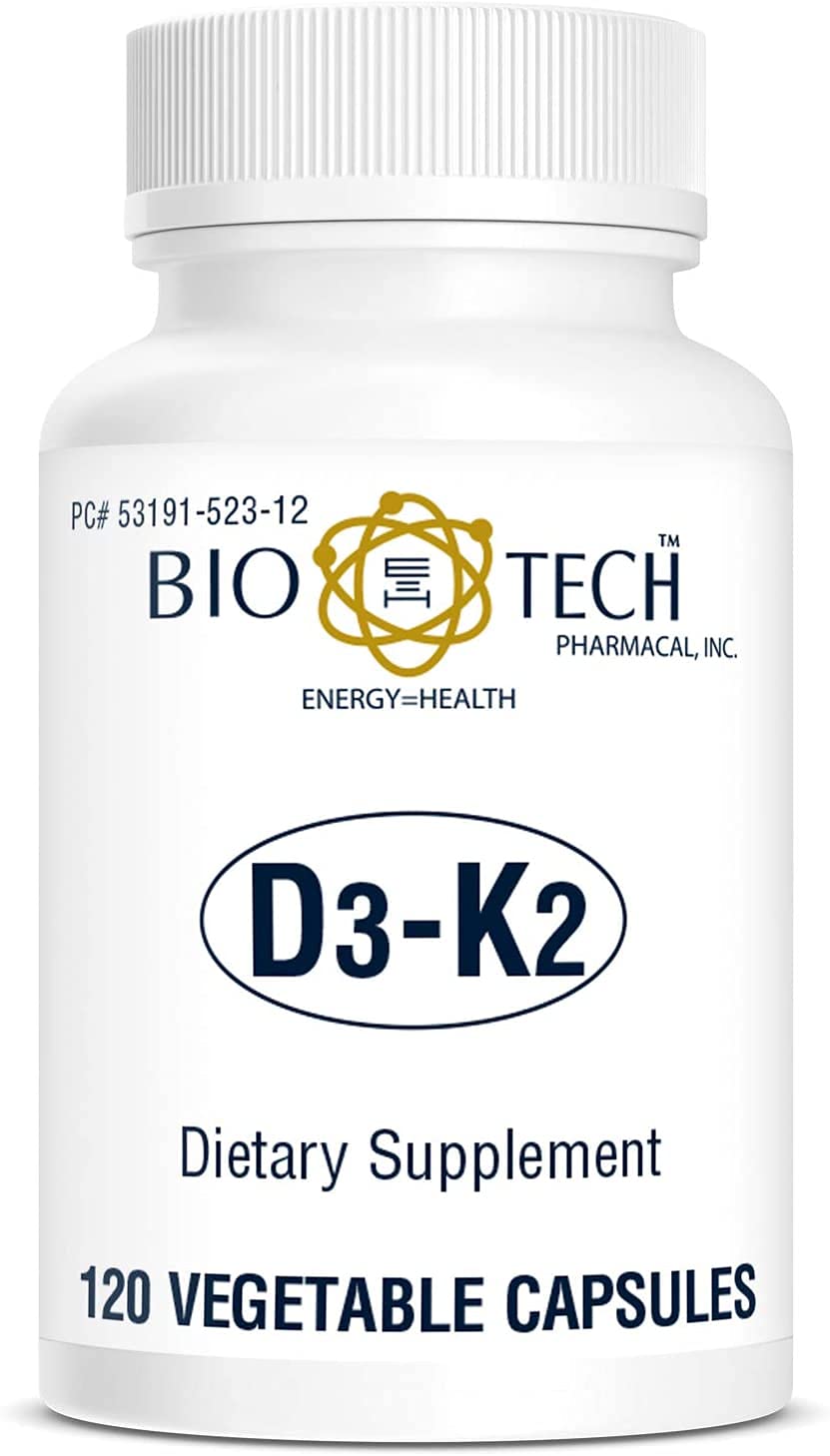 Bio-Tech Pharmacal D3-K2 Capsule 120 Count