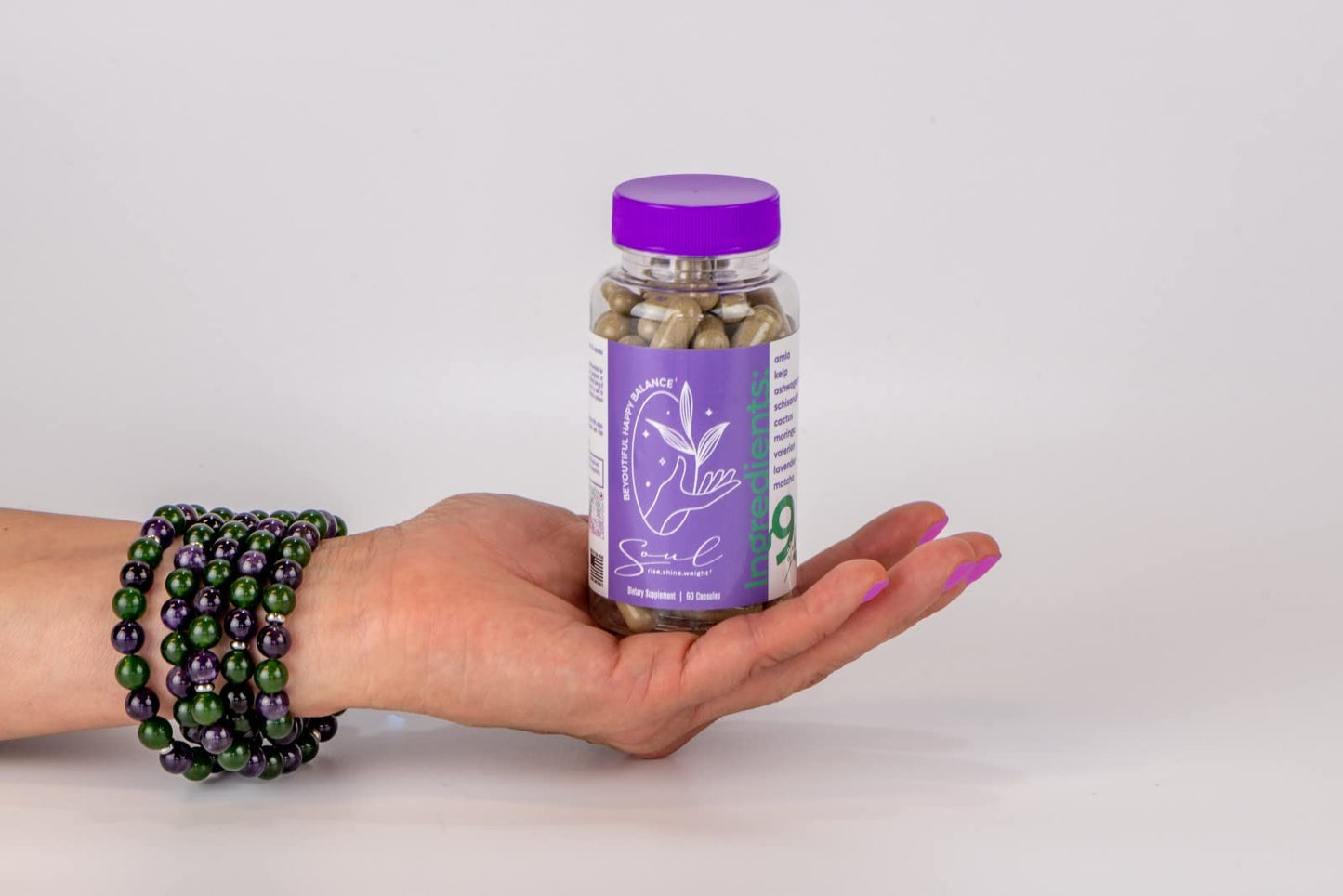 Beyoutiful Happy Balance Soul Dietary Supplement Weight Loss & Appetite Suppressant Metabolism Support Capsule 60 Count