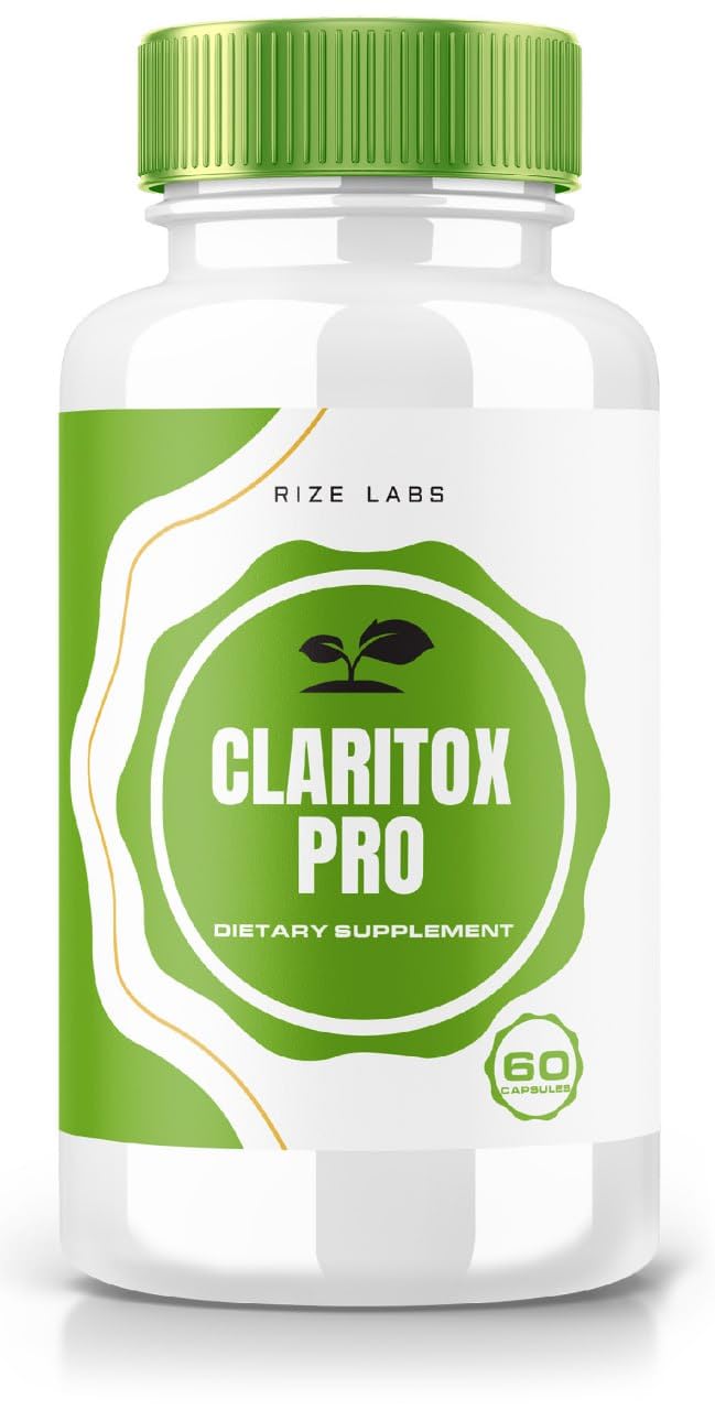 Rize Labs Claritox Pro Advanced Pill Formula for Vertigo, 60 Capsules
