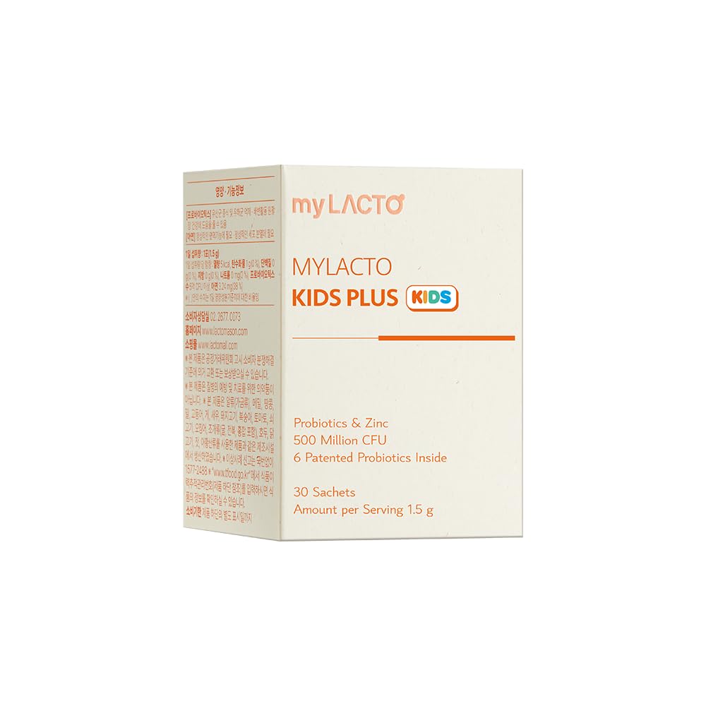 myLACTO Kids Plus Probiotics Lactobacillus & Immune Zinc 500 Million CFU Powder 2.78 oz
