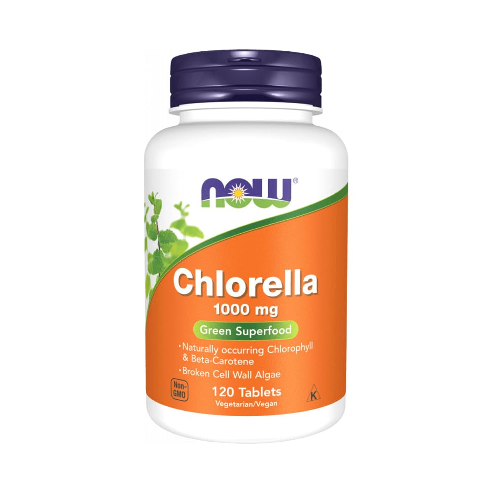 NOW Foods Chlorella 1000mg Tablets, 360 Tablets