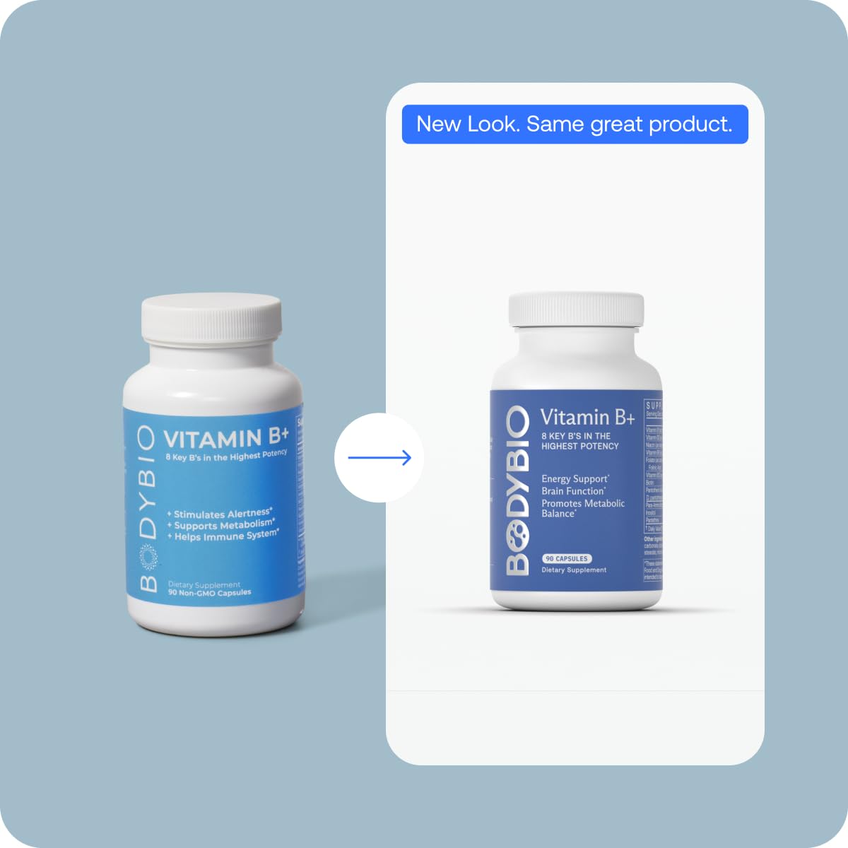 BodyBio Vitamin B Complex Capsule 90 Capsules